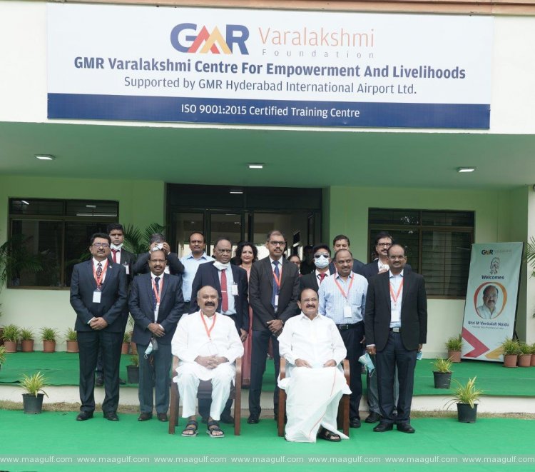 జీఎంఆర్ వరలక్ష్మి ఫౌండేషన్‌ను సందర్శించిన ఉపరాష్ట్రపతి వెంకయ్యనాయుడు